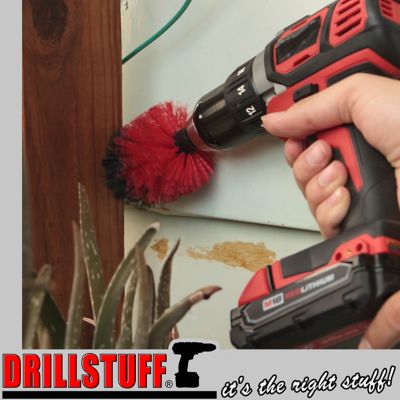 Image showing  Outdoor Cleaning Brush, Bird Bath, Garden Statues, Gnome, Garden Fountain, Deck Brush, R-M-QC-DS