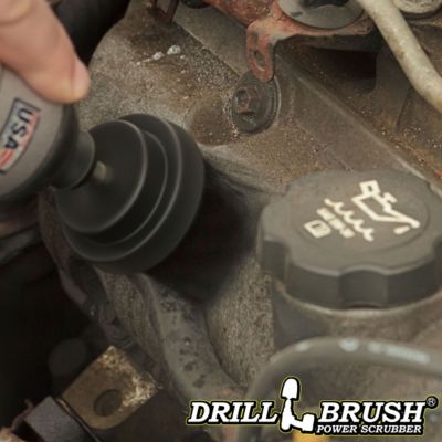 Image showing  Electric Smoker Spin Brush, Rust Remover, BBQ Accessories, Grill Tools, Oven Cleaner, BBQ Grill, Grill Scraper