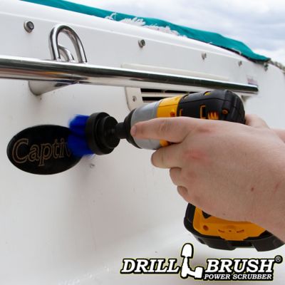 Image showing  Pool Cleaner, Hot Tub, Spa, Bird Bath, Fountain- Boat Brush, Carpet Cleaner, 2IN-S-B-QC-DB