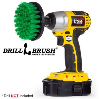 Image showing  Kitchen Cooktop Cleaning Brush, Griddle, Oven, Cast Iron Skillet, Grout Cleaner, Backsplash, 4IN-S-G-QC-DB