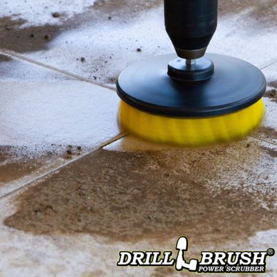 Image showing  Shower Cleaner, Bath Mat, Shower Curtain, Flat Scrub Brush, Shower Doors, Grout Cleaner, Toilet, 5IN-S-Y-H-DB