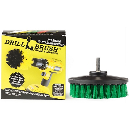Drillbrush Cast Iron Skillet, Spin Brush, for Tile, Counter-Tops, Stove, Oven, Sink, Trash Can, Floors, 5IN-S-G-H-DB