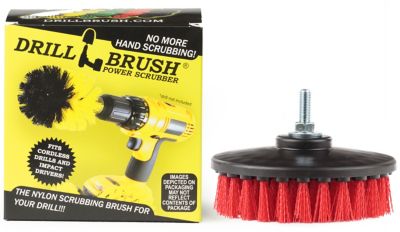 Drillbrush Outdoor Cleaning, Clean & Remove Grime & Oxidation, Outdoor Fountain, Scrub Brush, Garden Statues, Headstones
