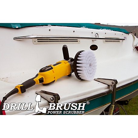 Drillbrush Boat Scrub Brush Kit, Hull Cleaner, Pool, Kayak, Canoe, Carpet  Cleaner, B-S-42-QC-DB at Tractor Supply Co.