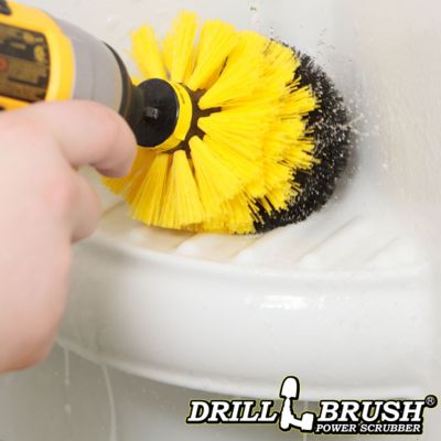 Image showing  The Original Drillbrush Power Scrubber, Bathroom, Shower Cleaner, Bathtub, Sink, Toilet, Grout Cleaner, O-Y-QC-DB