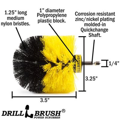 Image showing  The Original Drillbrush Power Scrubber, Bathroom, Shower Cleaner, Bathtub, Sink, Toilet, Grout Cleaner, O-Y-QC-DB