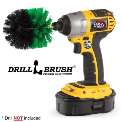 Image showing  Kitchen Cleaning Original Drill Brush, Stove, Oven, Tile, Grout Cleaner, Pots & Pans, Cast Iron Skillet, O-G-QC-DB