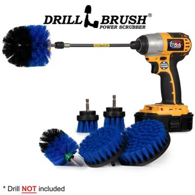 Image showing  Ultimate Boat Cleaning Kit with 7 in. Extension, Pool Accessories, Drill Brush, Carpet Cleaner, B-542OMS-2L-7X-QC-DB