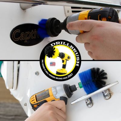 Image showing  Pool Spin Brush Maintenance Set, Slide, Pond Liner, Hot Tub, Spa, Diving Board, Deck Brush, B-S-2M-QC-DB