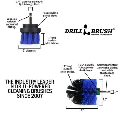 Image showing  Pool Spin Brush Maintenance Set, Slide, Pond Liner, Hot Tub, Spa, Diving Board, Deck Brush, B-S-2M-QC-DB