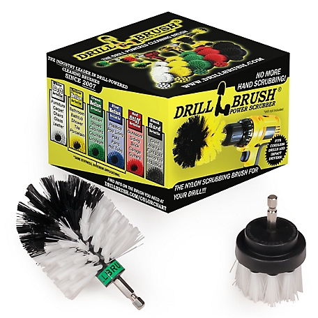 Drillbrush Truck Cleaning Drill Powered Scrubber, Automotive & Truck Detailing Brush, Wheel Cleaner, Car Interior Cleaner
