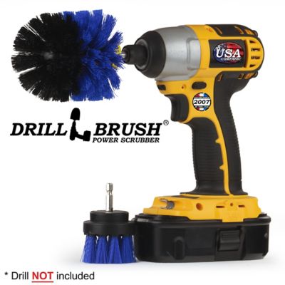 Image showing  Hull Cleaner Brush Kit, Pond Scum, Oily Residue, Weeds, Barnacles, Oxidation, Fishing Boat, B-S-2O-QC-DB