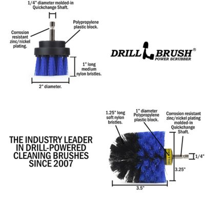Image showing  Hull Cleaner Brush Kit, Pond Scum, Oily Residue, Weeds, Barnacles, Oxidation, Fishing Boat, B-S-2O-QC-DB