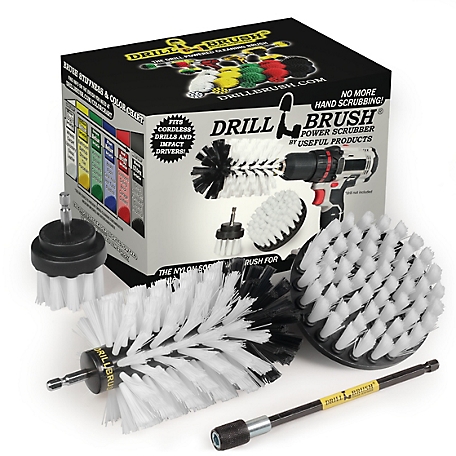 Drillbrush 3 Soft Automotive Cleaning Brushes with Extended Reach  Attachment, Carpet Cleaner Solution, Car Interior Brush Set at Tractor  Supply Co.