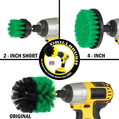 Image showing 6 th Drillbrush Household Cleaners, Kitchen, Oven, Stove Top Cleaner, Countertop, Backsplash, Sink, Dish Brush, Pots & Pans