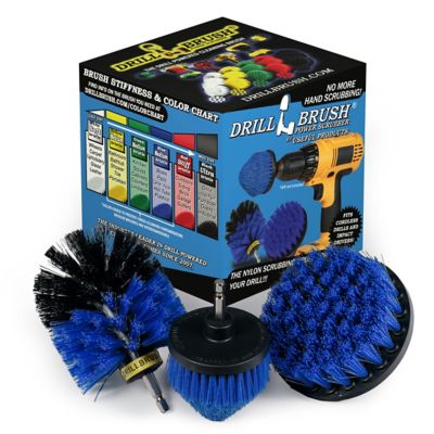 Drillbrush Fish Tank Accessories, Boat, Aquarium, Swimming Pool Brush, Fish Tank Cleaner, B-S-4CO-QC-DB