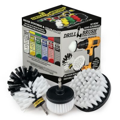 Drillbrush 3 pc. Carpet Cleaner Set, Car Detailing Kit, Glass Cleaner, Window Cleaner, Pet Hair Remover, Auto Cleaning