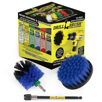 Drillbrush Kayak, Raft, Boat, Canoe, Inflatable, Fishing Boat, Hull Cleaner, Pond Scum, B-S-4M-5X-QC-DB