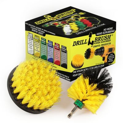 Drillbrush Bathroom Accessories, Clean Bath Mat, Sink, Tile & Grout, Scrub Shower Mat, Tub, Floors, Bidet & Toilet Brush