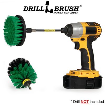 Image showing 6 th Drillbrush Stove Cleaning Rotary Brush Kit with Extension, Pots & Pans, Cast Iron Skillet, Power Dish Washing Brushes