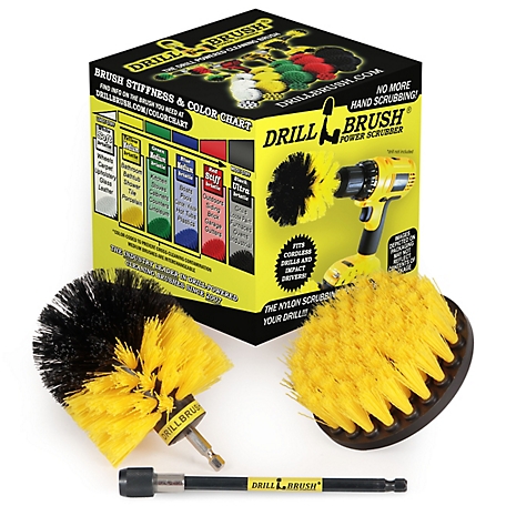 Drillbrush Bathroom Power Scrubbing Brush Kit with Extension, Shower Cleaner,  Bidet, Toilet Brush- Grout Cleaner, Tile at Tractor Supply Co.