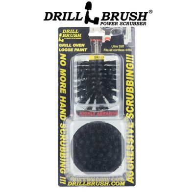 Drillbrush Electric Smoker, Grill Cleaner, Rust Remover, BBQ Brush, Gas Grill, Char Broil, Griddle, K-S-4O-QC-DB
