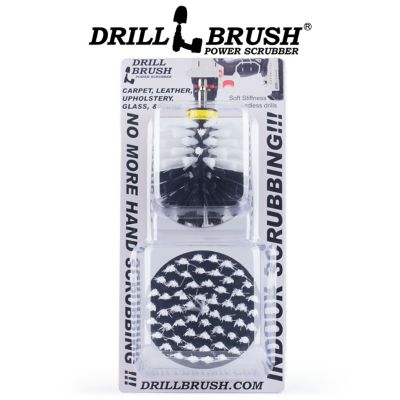 Drillbrush 2 pc. Spin Brushes for Boats & Watercraft, Kayak Accessories, Jet Ski, Bass Boats, Party Barge, Pontoons, Docks