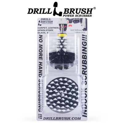Drillbrush 2 Piece Spin Brushes for Boats & Watercraft, Kayak Accessories, Jet Ski, Bass Boats, Party Barge, Pontoons, Docks