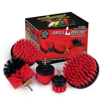 Drillbrush Floor Scrubber Set, Household Cleaning Tools, Mold Cleaner, Deck Cleaner, Roof Cleaner, Garage Floor Cleaner