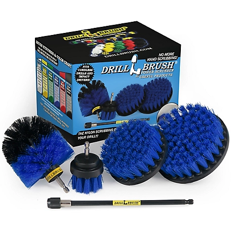 Drill Brush Power Scrubber by Useful Products B-S-542O-7X-QC-DB Boat A