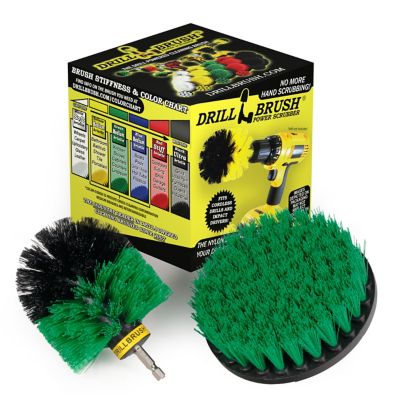 Drillbrush Kitchen Accessories, Tile, Oven, Stove, Cast Iron Skillet, Sink, Cooktop, Grout Cleaner, Porcelain, G-S-5O-QC-DB