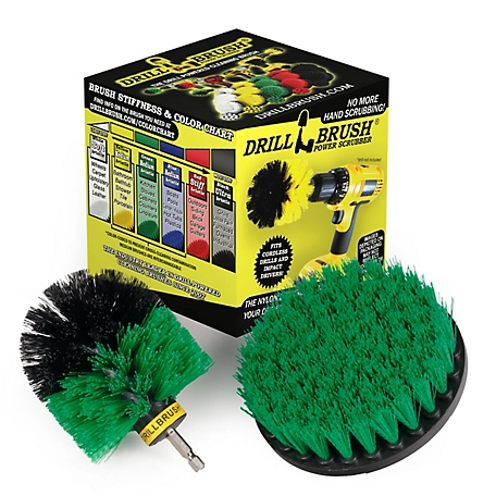 Drillbrush Kitchen Accessories, Tile, Oven, Stove, Cast Iron Skillet, Sink, Cooktop, Grout Cleaner, Porcelain, G-S-5O-QC-DB