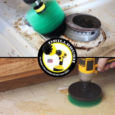 Image showing  Kitchen Accessories, Tile, Oven, Stove, Cast Iron Skillet, Sink, Cooktop, Grout Cleaner, Porcelain, G-S-5O-QC-DB