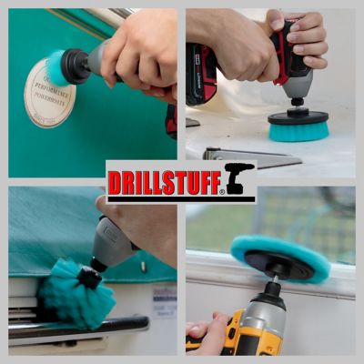 Image showing  Boat Cleaner Brush Set, Boat Flooring Cleaner Kit, Boat Hull Cleaner Brush, Kayak Accessories, Boat Accessories