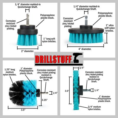 Image showing  Boat Cleaner Brush Set, Boat Flooring Cleaner Kit, Boat Hull Cleaner Brush, Kayak Accessories, Boat Accessories