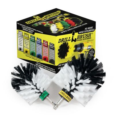 Drillbrush Truck, Car, Motorcycles, Detail Brush, Wheels, Tires, Bed Liner, Truck Tool Box, Glass Cleaner, Leather, W-S-MO-QC-DB