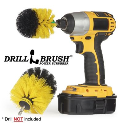 Image showing 6 th Drillbrush Bathroom Spin Brush Kit, Shower, Shower Curtain, Bathtub, Tile, Grout Cleaner, Baseboard, Flooring, Y-S-MO-QC-DB
