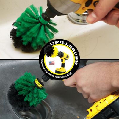 Image showing  Household Cleaner Set, Oven, Stove, Cooktop, Sink, Dish Brush, Cast Iron Skillet, Frying Pan, Pots, G-S-MO-QC-DB