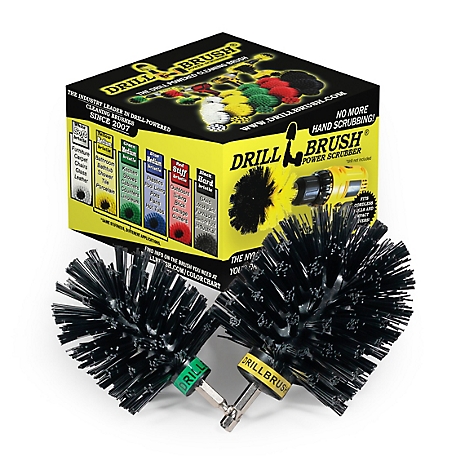Drillbrush Bbq Grill Accessories, Grill Scraper, Wire Brush Attachment Alternative, Oven Rack Cleaner, BBQ Tools, K-S-MO-QC-DB