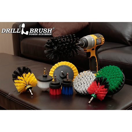 Drillbrush 3 Soft Automotive Cleaning Brushes with Extended Reach  Attachment, Carpet Cleaner Solution, Car Interior Brush Set at Tractor  Supply Co.