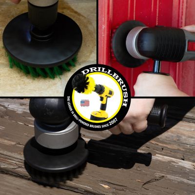 Image showing  Scrub 3 Brush Kit, Threaded, 5/16 x 24, 5IN-S-GRK-T-DB