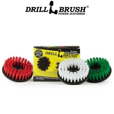 Drillbrush Cleaning Supplies, 5 in. Large Spin Brush Kit, Kitchen Accessories, Clean Stove, Oven Rack, Sink, Baseboard