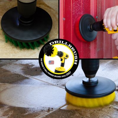 Image showing  Bathroom Accessories, Shower Cleaner, Large Spin Brush Multi-Purpose Cleaning Kit, Deck Brush, Kitchen Tools