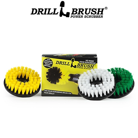 Drillbrush Kitchen Tools, House Cleaning Spin Brush Kit, Stove, Oven Rack, Sink, Baseboard, Floor, Bathroom Accessorie