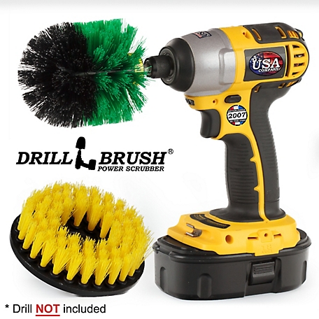 Drillbrush 5 pc. Shower Cleaning Kit, Toilet Cleaner, Bathroom Cleaner, Toilet  Brush, Tile Cleaner, Floor Cleaner at Tractor Supply Co.