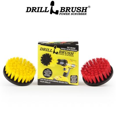 Drillbrush Shower Curtain, Bath Mat, Grout Cleaner, Concrete Bird Bath, Benches, Statuary