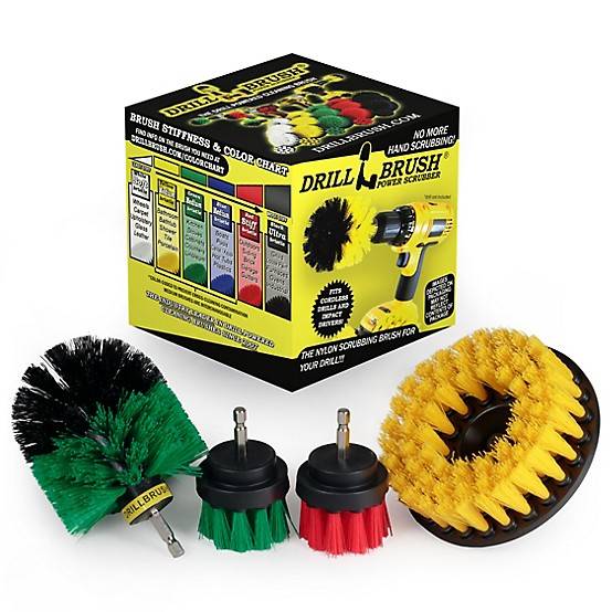 4pc Toilet Sink Shower Bathroom Scrub Brush Set Household Clean Supply Hand Tool 4pc Toilet Sink Shower Bathroom Scrub Brush Set Household Clean Supply Hand Tool
