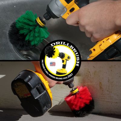 Image showing  Kitchen Cleaning, Pots & Pans, Cast Iron, Tile & Grout Brush, Outdoor Cleaning, Patio & Deck Brush