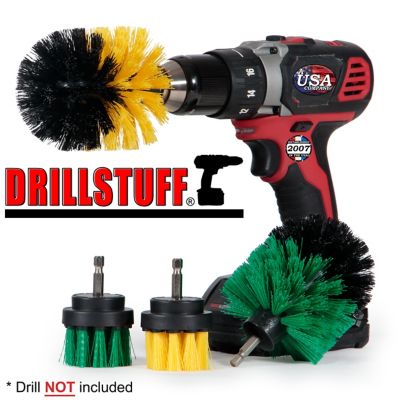 Image showing  Grout Cleaner Brush Set, Shower Cleaner, Toilet Brush, Kitchen Cleaning Set, Oven, Stove, S-2YG-OYG-QC-DS