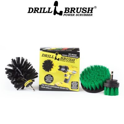 Drillbrush Revolving Electric Cleaning Brushes Bathroom Tub, Tile, & Shower Cleaning Kit, S-G24KO-QC-DB